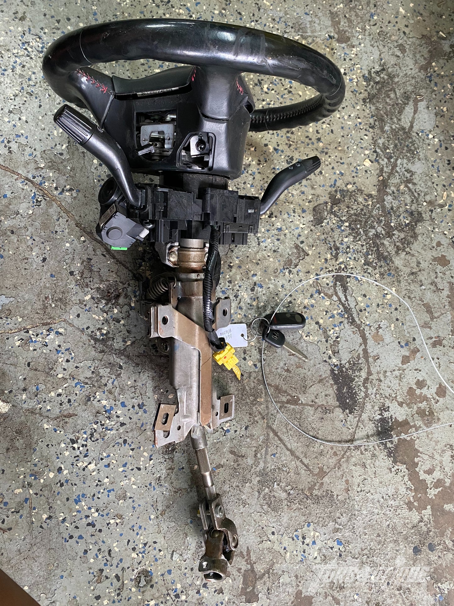 02-05 Honda Civic Si EP3 Hatchback Steering Column and Wheel with Keys